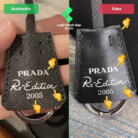 prada 're edition 2005 fake vs real|prada authenticity check.